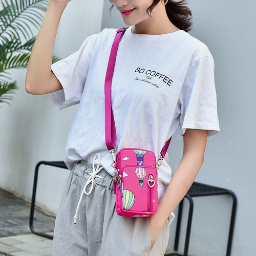 Сумка через плечо, ткань, небольшая сумка, кошелек, барсетка, ручка, мобильный телефон