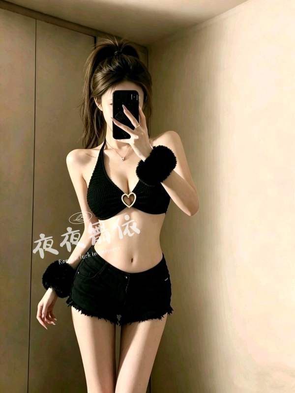 New Bar Ds Performance Costume Dj Lead Dancer Chic Sexy Hot Girl Black Bgo Point Dance Jazz Dance Fashion Suit
