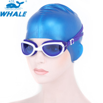 Whale children swimming goggles boy big frame waterproof anti-fog high-definition girl diving swimming glasses equipment
