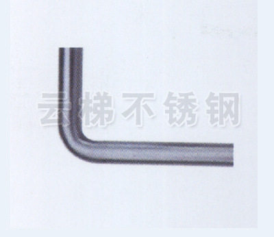 Stainless steel seven-shaped bend elbow support frame