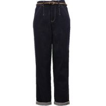 ONLY2024 Autumn New Commuting Fashion High Waist Tapered Pants Nine-Point Pants Jeans Women) 124349016