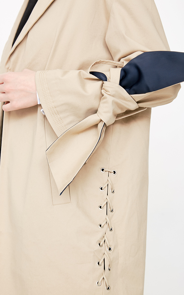 Trench pour femme ONLY en Coton - Ref 3228100 Image 34