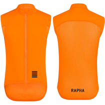 High-quality light PRO windproof and waterproof vest bicycle riding on the back of the vest breathable net eyes orange black