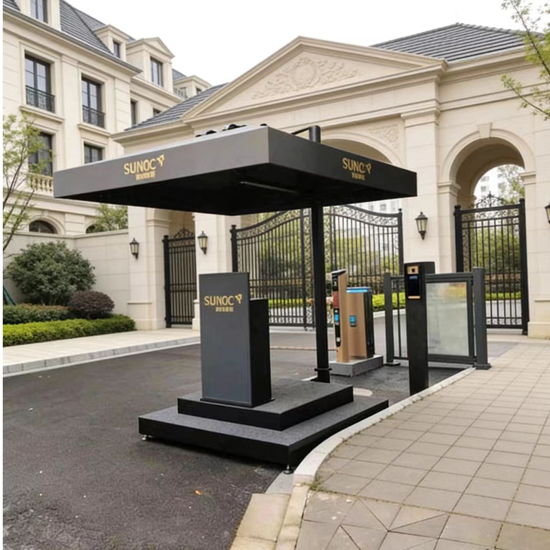 Security Guard Booth Sunshade Umbrella, Standing Guard Post Umbrella, Reception Desk Sales Image Guard Umbrella, Station Umbrella, Guard Booth Umbrella