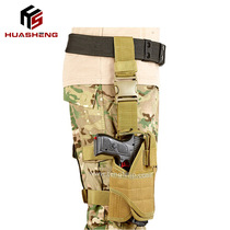 Huasheng outdoor color tornado right leg leg holster cs quick pull leggings holster field equipment tactical leg bag