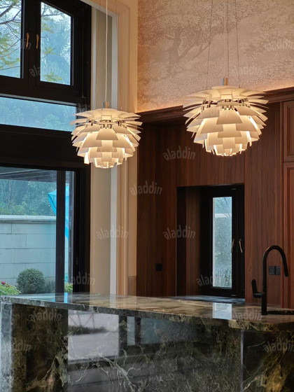 Danish P H pine cone chandelier designer Nordic French high-end living room dining room bedroom villa open stair light