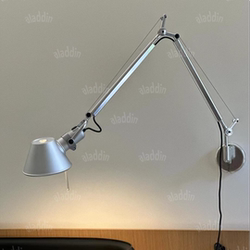 Italian Swing Arm Wall Lamp, Retractable and Wiring-Free, Vintage Minimalist Industrial Style, Study Room, Bedroom, Bedside Reading Lamp