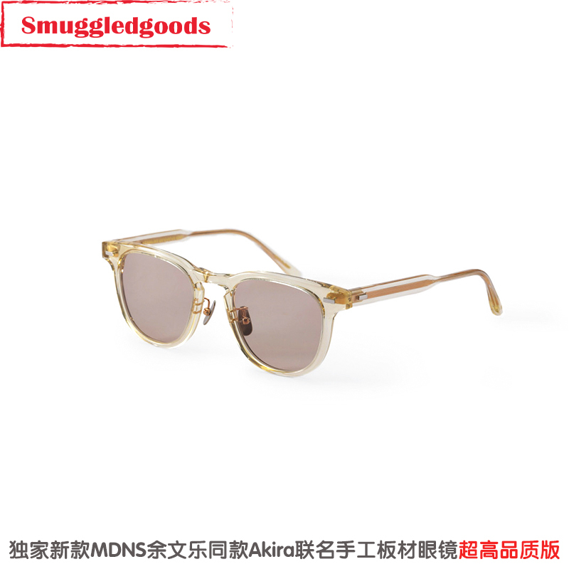 Exclusive Shawn Yue Mdns Collaboration Akira Same Style Japanese Transparent Handmade Vintage Acetate Sunglasses