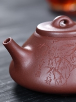 The shop owner personally made a hand-made bottom trough Qingzi smelting stone ladle 260cc.