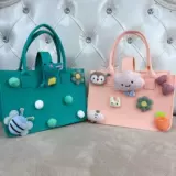 Барсетка, мультяшная льняная сумка, кукла для матери и ребенка, новая коллекция