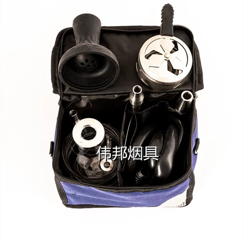 Маленький арабский портативный переносной кальян, полный комплект, 28см