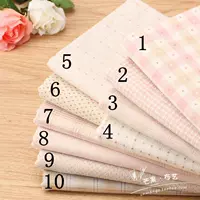 [Vải Mango] 110 vải nhuộm thủ công đầu tiên DIY vải 10 tùy chọn 1/4 m vải bố cotton