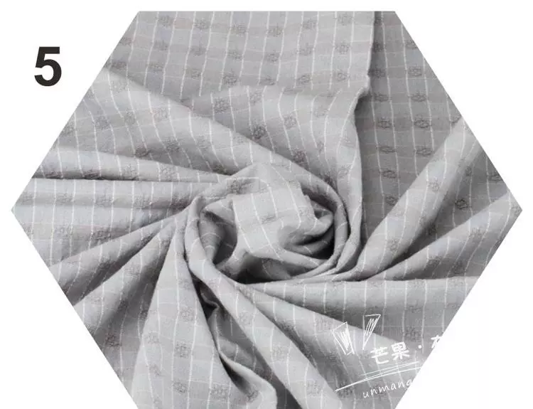 Chiều rộng 140cm 143 vải nhuộm đầu tiên Hướng dẫn sử dụng vải DIY 5 màu tùy chọn 1/4 m vải tweet