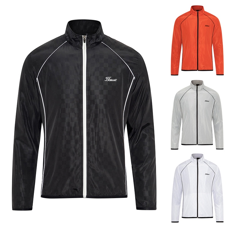 Autumn Golf Clothing Men's Thin Jacket Quick-Drying Windproof Waterproof Sun Protection Windbreaker Zipper Jacket