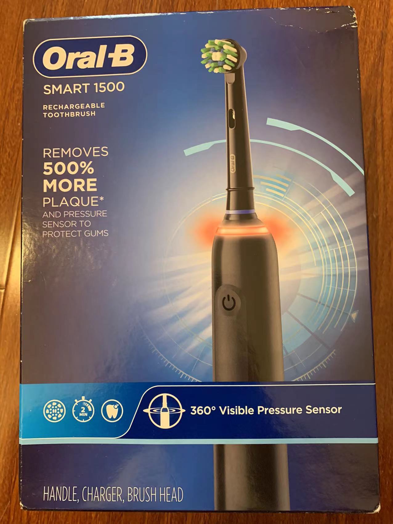 U.S. Direct Mail Oral-B Oral BSMART1500 High Intelligent Electric Toothbrush Deep Cleaning