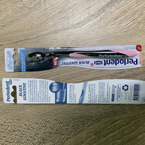 Perlodent med black brilliant toothbrush black super soft sensitive toothbrush