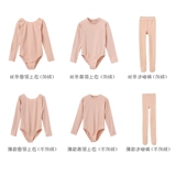 Детский плоть с высоким и низким содержанием воротника невидимая танцевальная одежда плюс бархатный базовый слой для девочек.