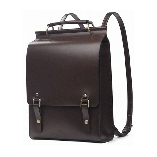 Кожаный ретро ранец, ноутбук, рюкзак, сумка через плечо, изысканный стиль, из натуральной кожи, в британском стиле