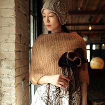 Water is moon - free ~ hand knitted loose autumn and winter irregular hookup shawl scarf