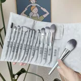 Мягкая кисть, рассыпчатая пудра, тени для век, румяна, 14 шт, полный комплект, подходит для начинающих