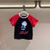 Childrens clothing 2020 summer fit new round collar T-shirt 229