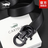 Высококлассный ремень, трендовые кожаные штаны для отдыха, крокодил, из натуральной кожи, в корейском стиле, простой и элегантный дизайн