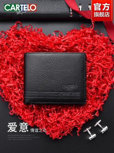 Кошелек из крокодиловой кожи, мужской кошелек из натуральной кожи, новинка 2025 года, держатель для карт, короткий кожаный патрон, первый слой из воловьей кожи, кошелек для водительских прав