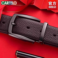 TD646-черная пряжка коричневая ремень