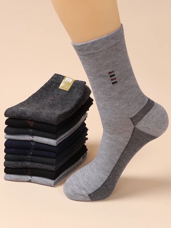 High Tube Autumn and Winter Long Socks, Labor Protection Socks, Welding Anti-Scalding, Construction Site Wear-Resistant, Durable, Sweat-Absorbent Men's Cotton Socks, Odor-Resistant Mid-Tube High Tube Autumn and Winter Long Socks, Labor Protection Socks, Welding Anti-Scalding, Construction Site Wear-Resistant, Durable, Sweat-Absorbent Men's Cotton Socks, Odor-Resistant Mid-Tube