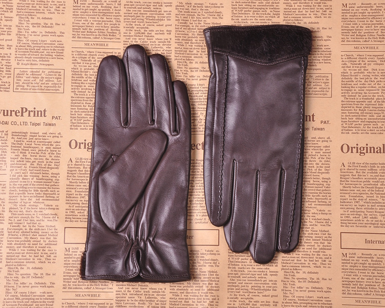 Gants pour homme WARMEN en peau de mouton - Ref 2782662 Image 17