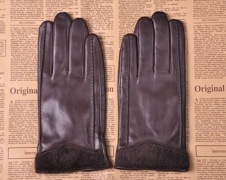 Gants pour homme WARMEN en peau de mouton - Ref 2782662 Image 16