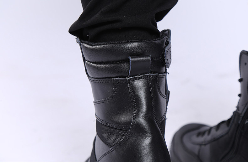 Bottes militaires pour homme en cuir - Ref 1402082 Image 24