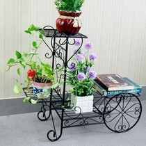 Wrought iron flower stand multi-pot balcony bonsai stand Floor-to-ceiling model flower stand Indoor outdoor flower pot stand Living room flower stand