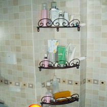 Wrought iron bathroom corner rack Wall shelf Bathroom corner rack Wall shelf Soap rack Bathroom storage rack spot