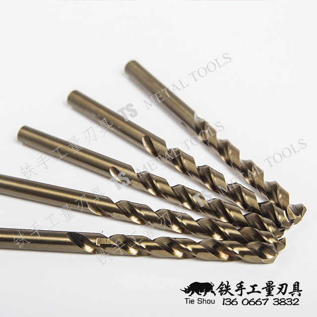 Twist drill with cobalt drill bit Phi 1 -- Phi 1 4 stainless steel drill with cobalt drill electric drill all-grinding spot drill