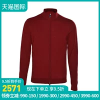 EMPORIO ARMANI Armani Áo len nam cardigan Áo len nam EA Áo len cashmere giản dị - Cardigan áo khoác nam