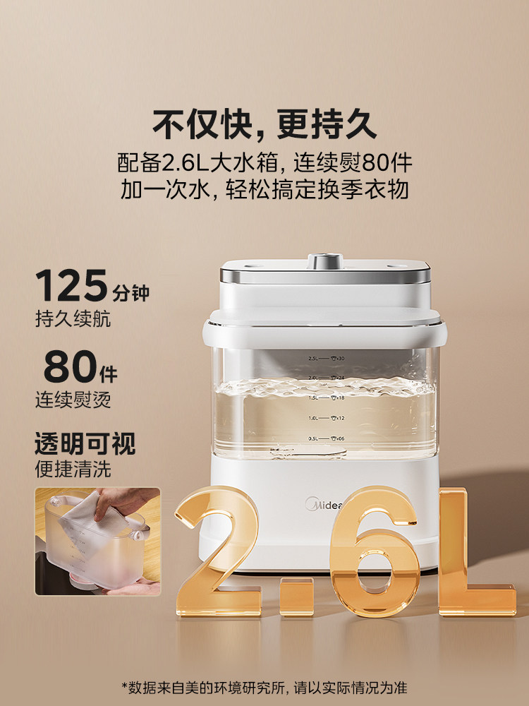 Midea Garment Steamer, Household Steam Ironing Machine, New Model, Fully Automatic All-In-One Ironing Machine, Electric Iron, Commercial Use for Clothing Stores