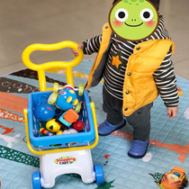 Baby shopping cart trolley toy large childrens house simulation supermarket girl toddler Baby Cart