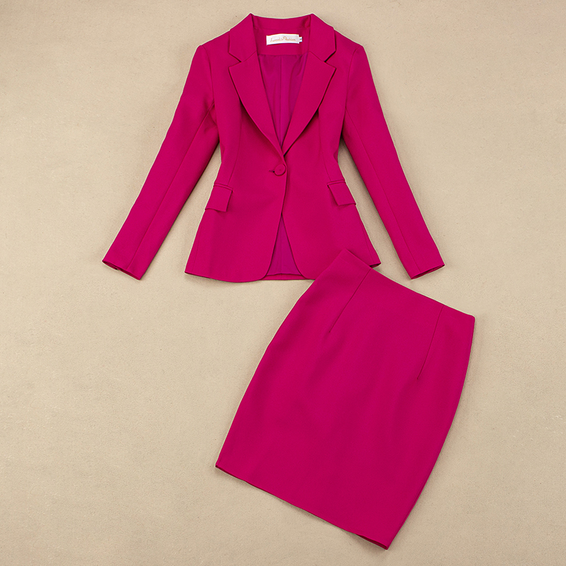Women's Blazer Spring and Autumn 2025 New Style Business Attire Petite High-End Suit Two-Piece Set Skirt Women's Blazer Spring and Autumn 2025 New Style Business Attire Petite High-End Suit Two-Piece Set Skirt