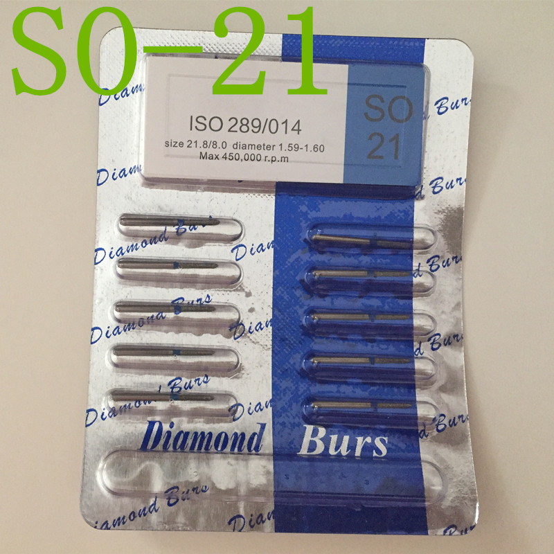 Dental materials instruments Oral materials Dental handsets High speed diamond sand Pins Grinding Head Dental pins SO-21