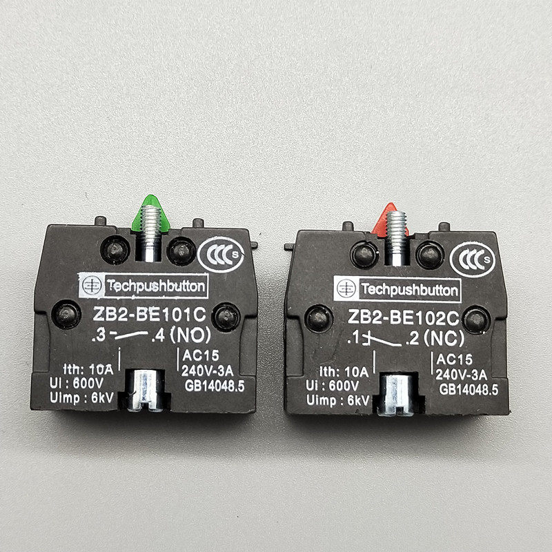 Button switch contact point ZB2 XB2-BE101C a normal open XB2-BE102C one often closed touch head model block