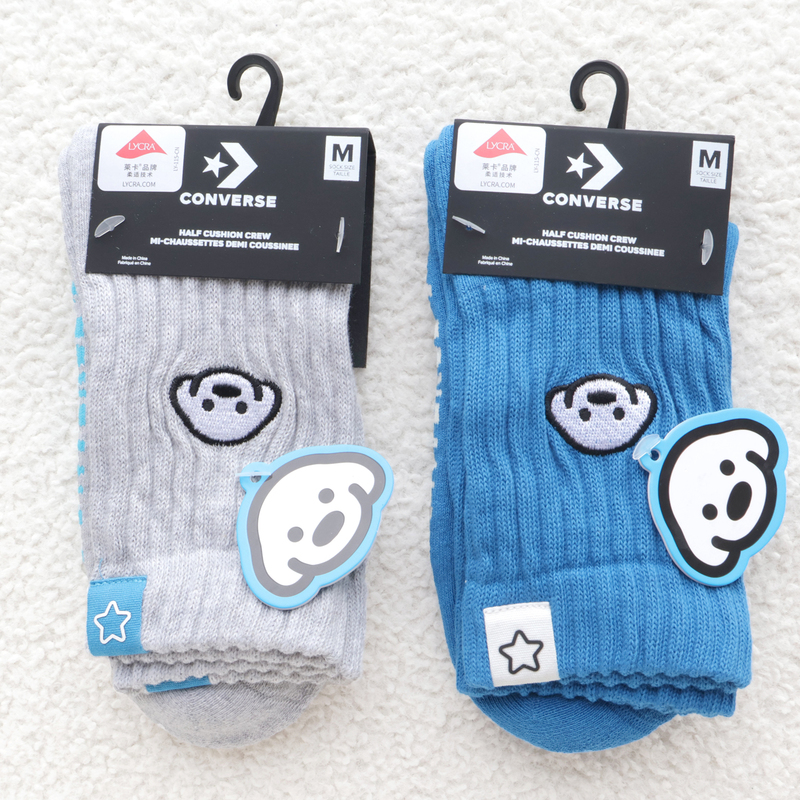 Converse 2026 Men's and Women's Sports Towel Socks Casual Knitted Puppy Mid-Calf Socks Uc0880