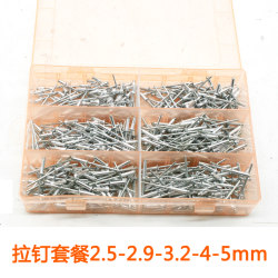 .National standard rivet gun aluminium core blind rivet ອາລູມິນຽມ rivet rivet ຊຸດ 2.5-2.9-3.2-4-5mm