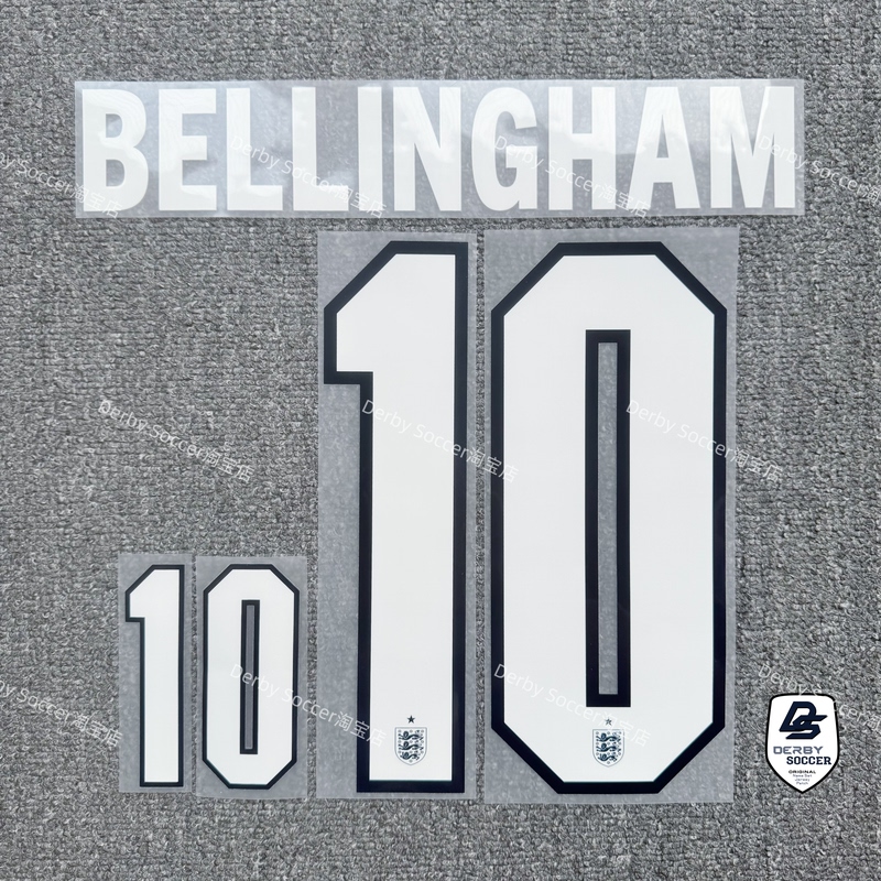 [in Stock] 2026 England Home/Away Jersey Printing, Non-Returnable, Additional Printing Fee +30