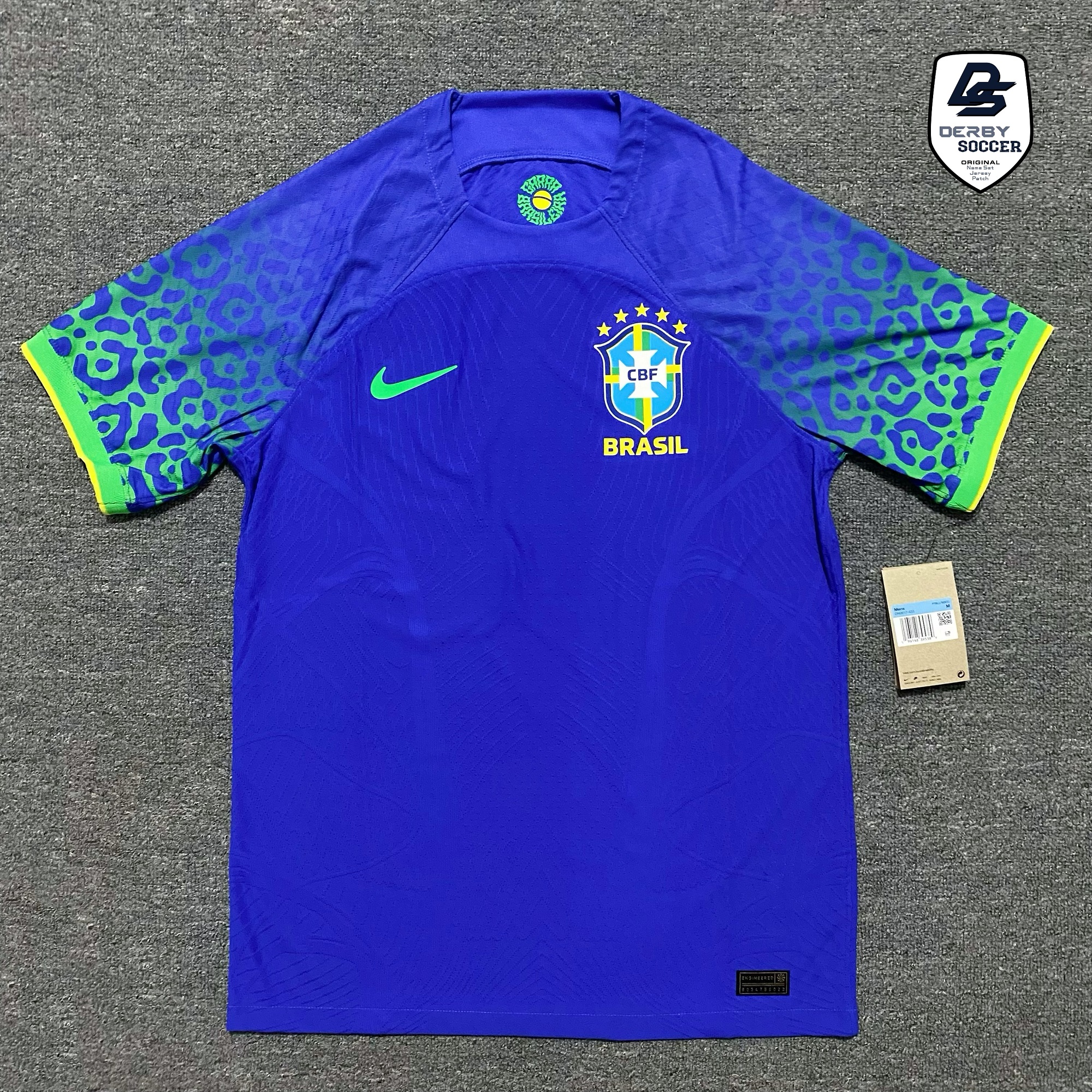 (Spot) 2022 Brazil national team away short-sleeved player jersey DN0617-433