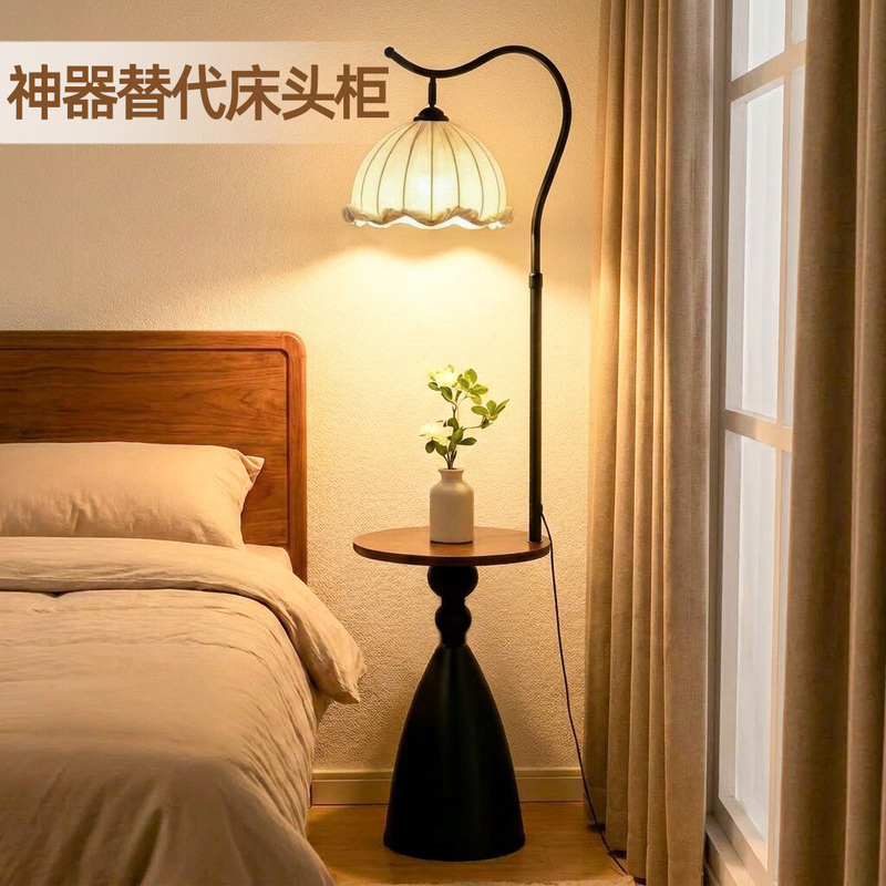 Magic Alternative to Bedside Table, Home Bedroom Bedside Side Cabinet, Storage Rack, Solid Wood Small Side Table, Bedside Table with Integrated Light Magic Alternative to Bedside Table, Home Bedroom Bedside Side Cabinet, Storage Rack, Solid Wood Small Side Table, Bedside Table with Integrated Light