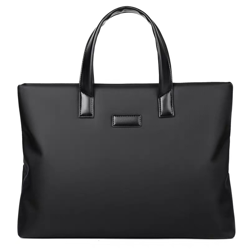 Muji Premium A4 Document Bag, Oxford Cloth Business Briefcase, Unisex Official Bag