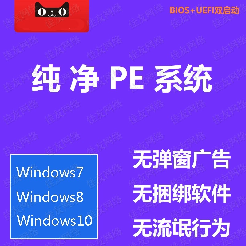 Pure U disk PE system launch tool Winpe software system reinstall solid state PE tool without advertising