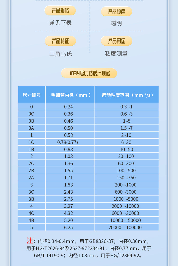 Вискозиметр 1834乌氏黏度计 石油运动黏度测试仪 三管自动乌氏黏度计 高硼硅玻璃黏度计 Ring light