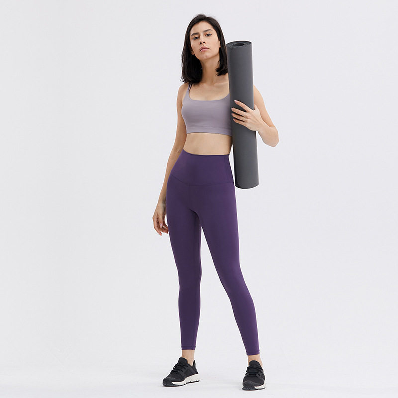 Professional pregnant women high waist lulu yoga underwear Barbie outer wear butt-lifting peach nude fitness sanding spring and summer models